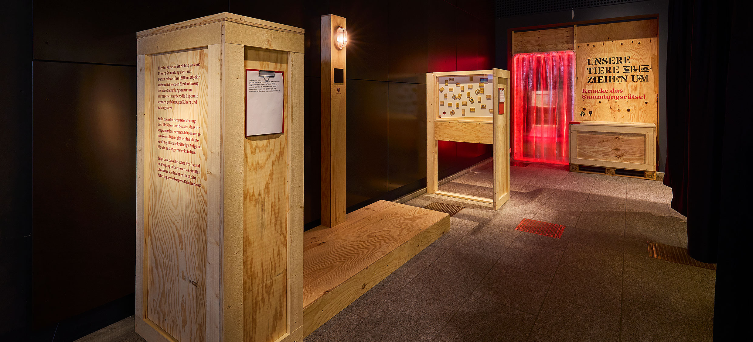 Sonderausstellung Umzug unserer Tiere 1